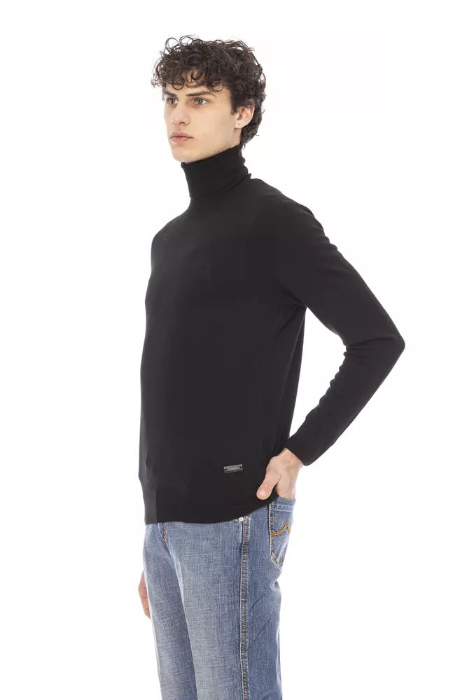 Ανδρικό πουλόβερ Baldinini Trend Black Fabric