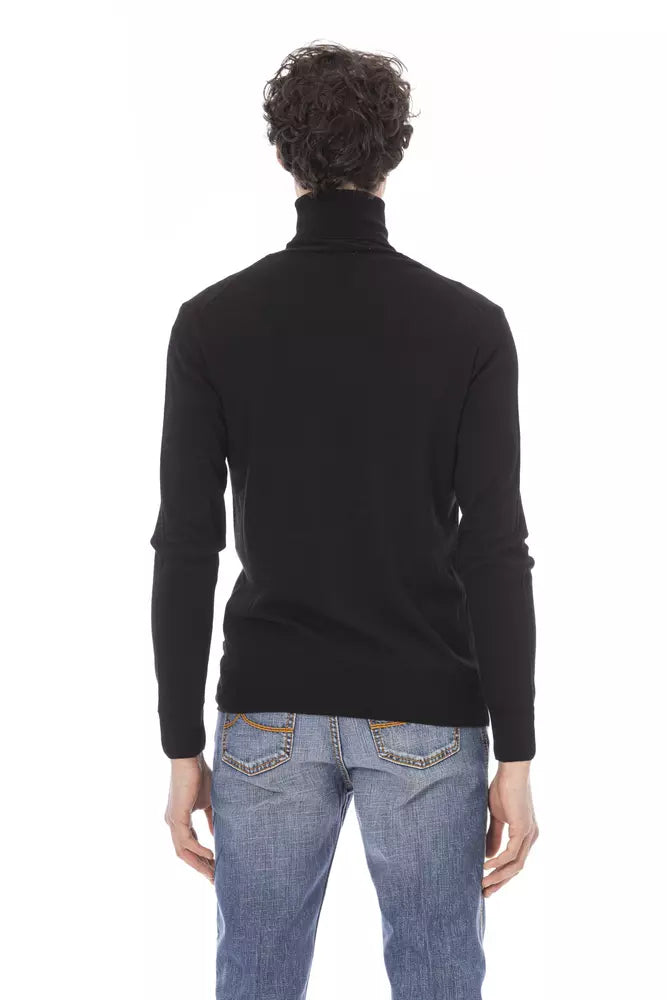 Ανδρικό πουλόβερ Baldinini Trend Black Fabric