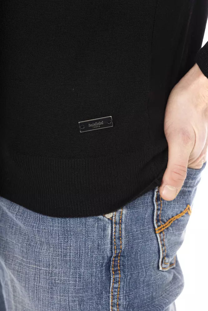 Ανδρικό πουλόβερ Baldinini Trend Black Fabric