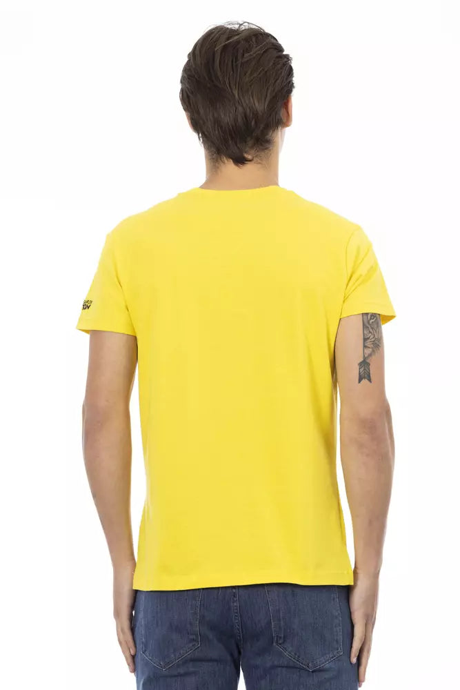 Ανδρικό T-shirt Trussardi Action Yellow Cotton