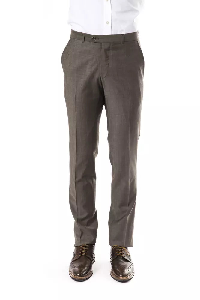 Ανδρικό παντελόνι Uominitaliani Grey Wool