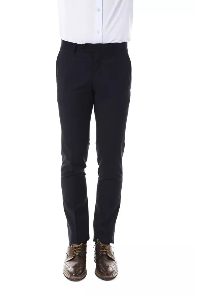 Ανδρικό παντελόνι Uominitaliani Grey Wool