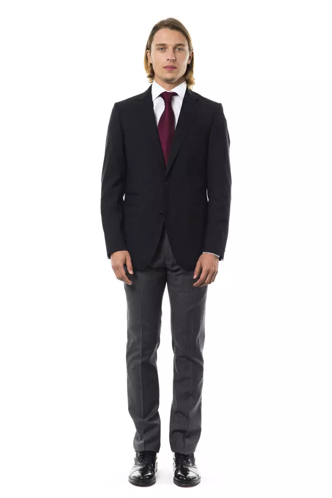 Ανδρικό σακάκι Uominitaliani Black Wool