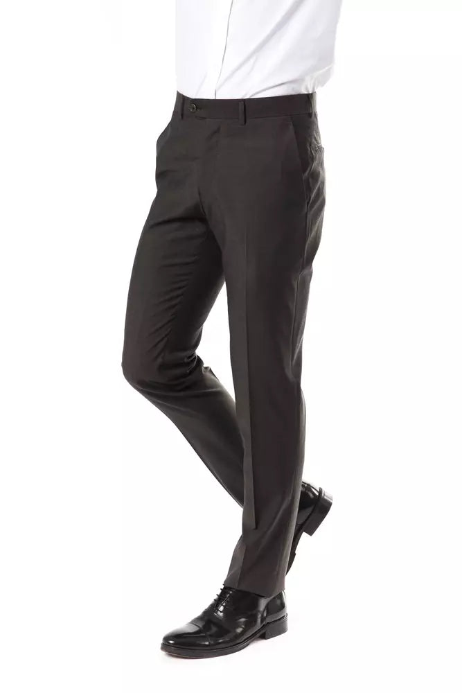 Ανδρικό παντελόνι Uominitaliani Grey Wool