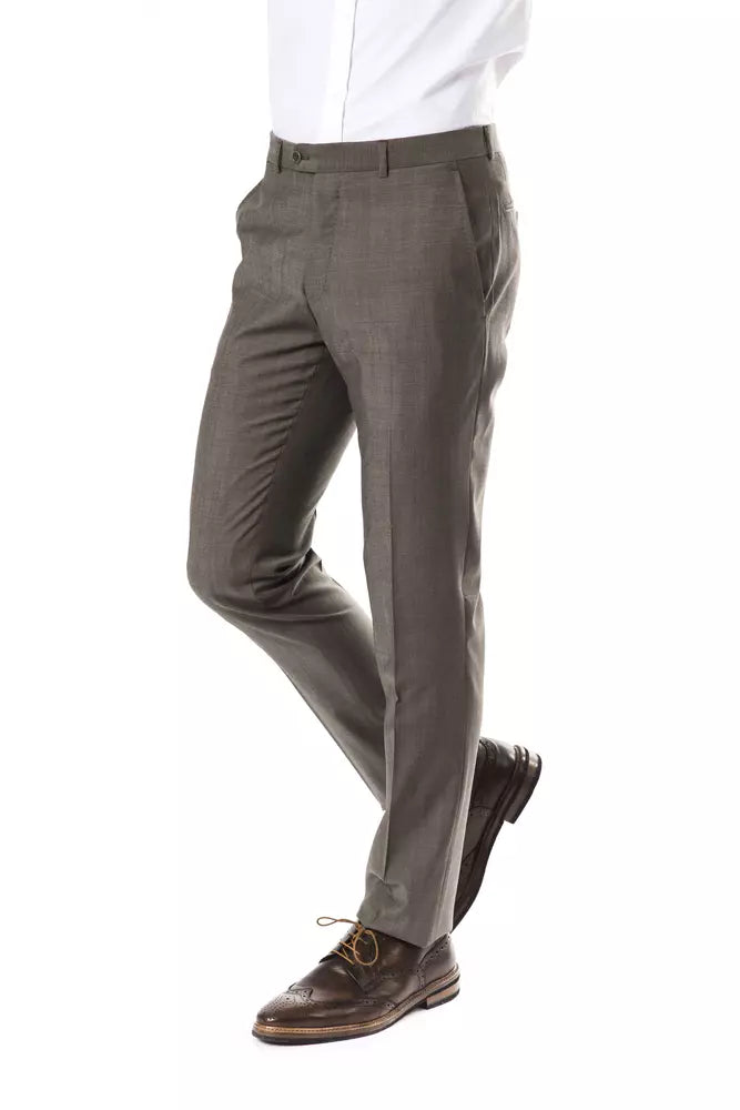 Ανδρικό παντελόνι Uominitaliani Grey Wool