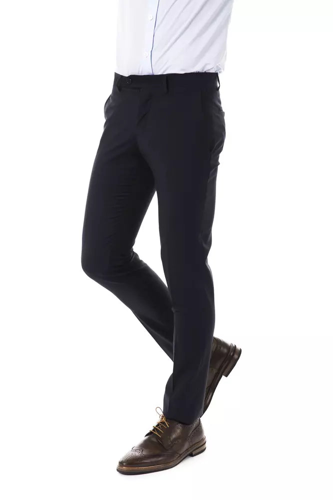 Ανδρικό παντελόνι Uominitaliani Grey Wool