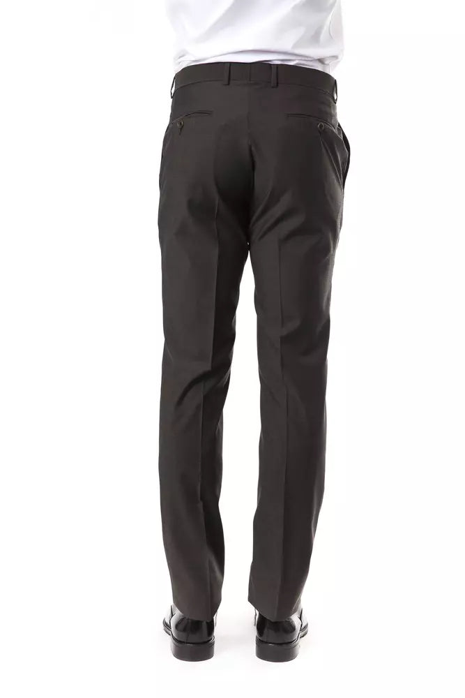 Ανδρικό παντελόνι Uominitaliani Grey Wool