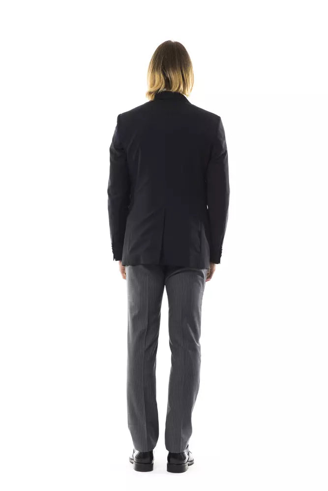 Ανδρικό σακάκι Uominitaliani Black Wool