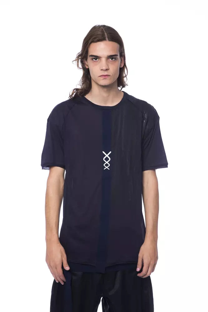 Ανδρικό μπλουζάκι Nicolo Tonetto Blue Cotton