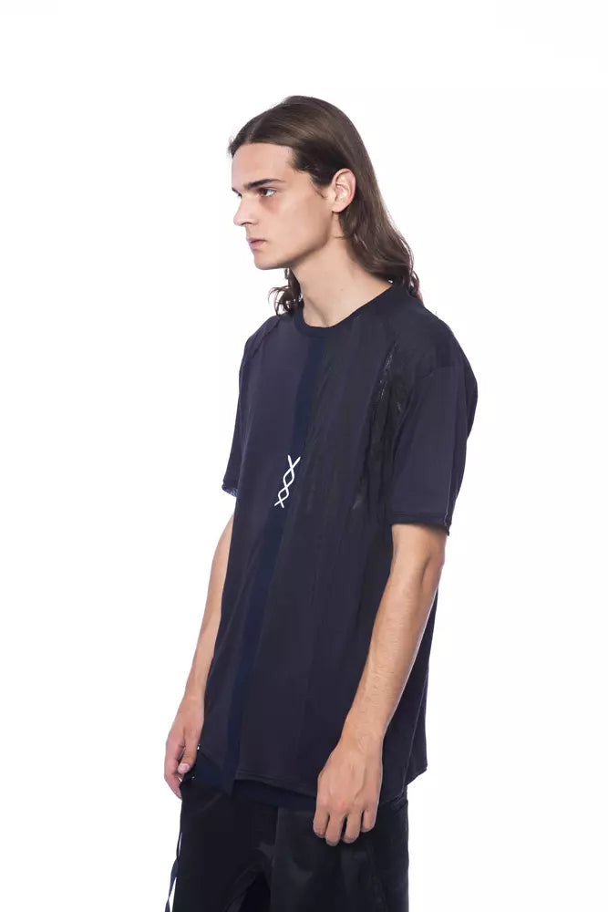 Ανδρικό μπλουζάκι Nicolo Tonetto Blue Cotton