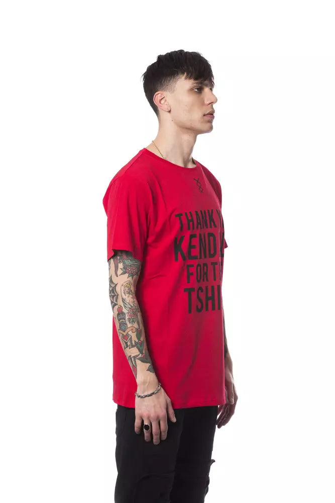 Ανδρικό μπλουζάκι Nicolo Tonetto Red Cotton