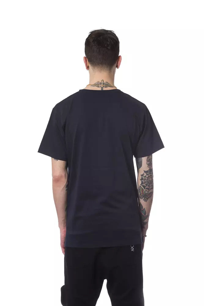 Ανδρικό μπλουζάκι Nicolo Tonetto Blue Cotton