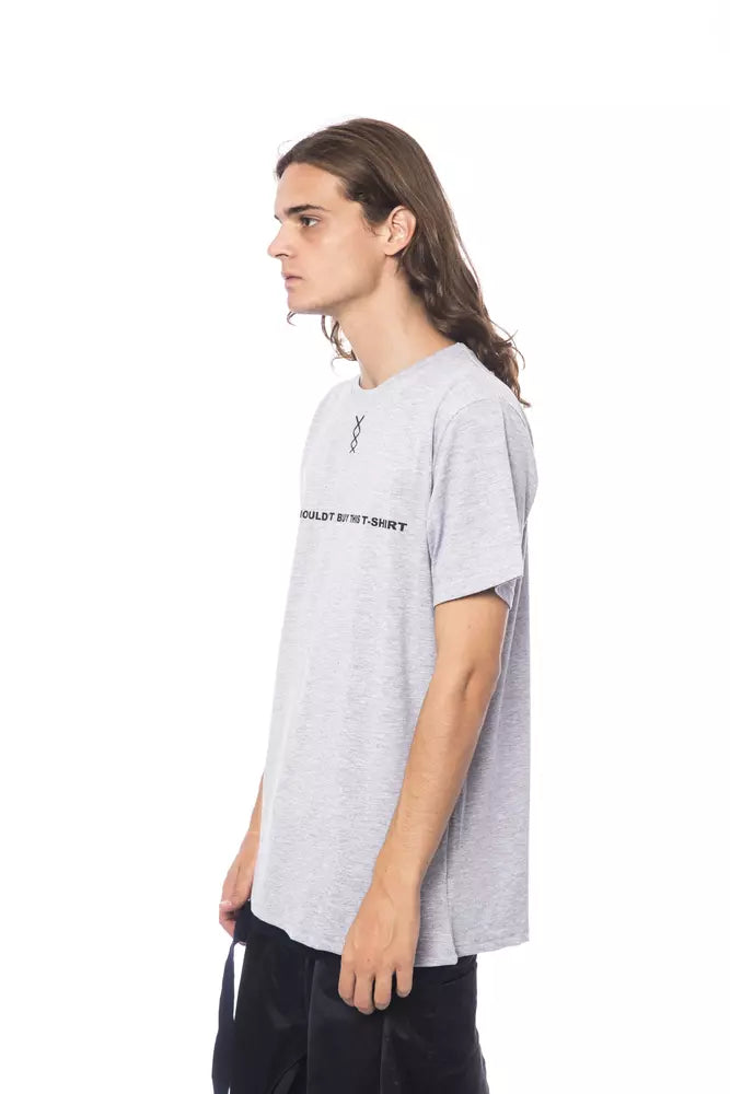 Ανδρικό μπλουζάκι Nicolo Tonetto Grey Cotton