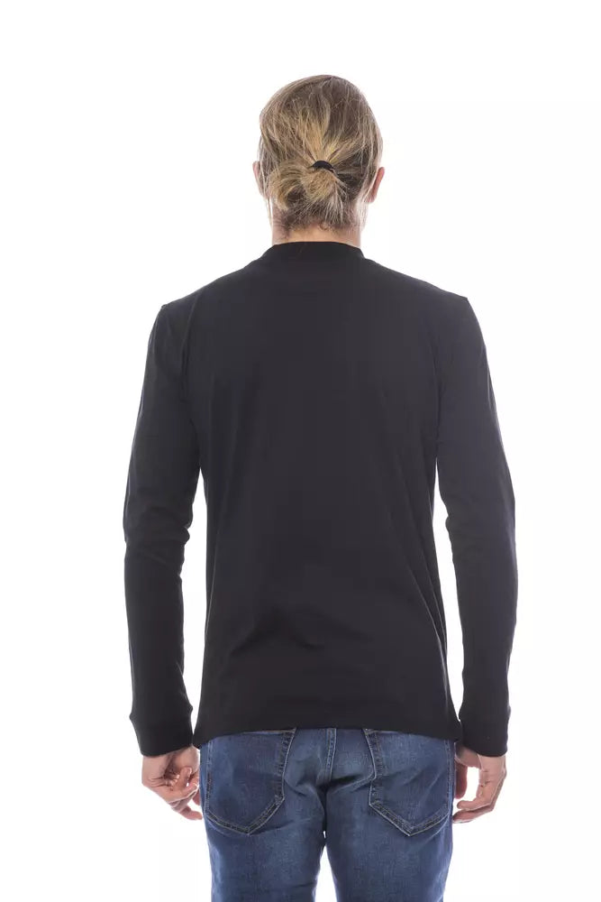 Ανδρικό πουλόβερ Verri Black Cotton