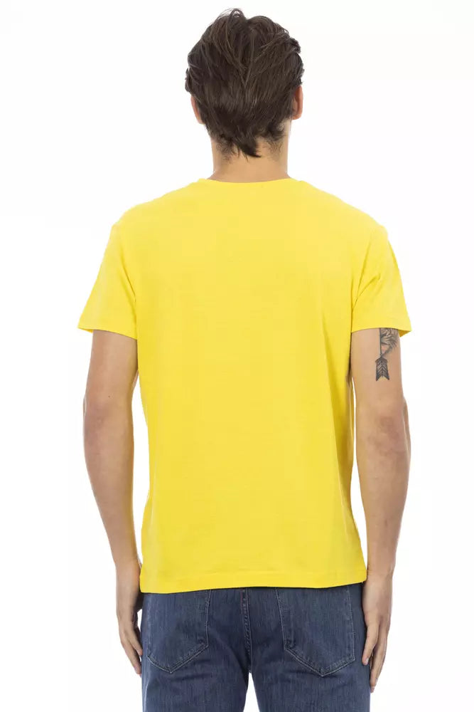 Ανδρικό T-shirt Trussardi Action Yellow Cotton