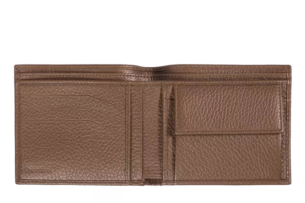 Δερμάτινο ανδρικό πορτοφόλι Trussardi Brown