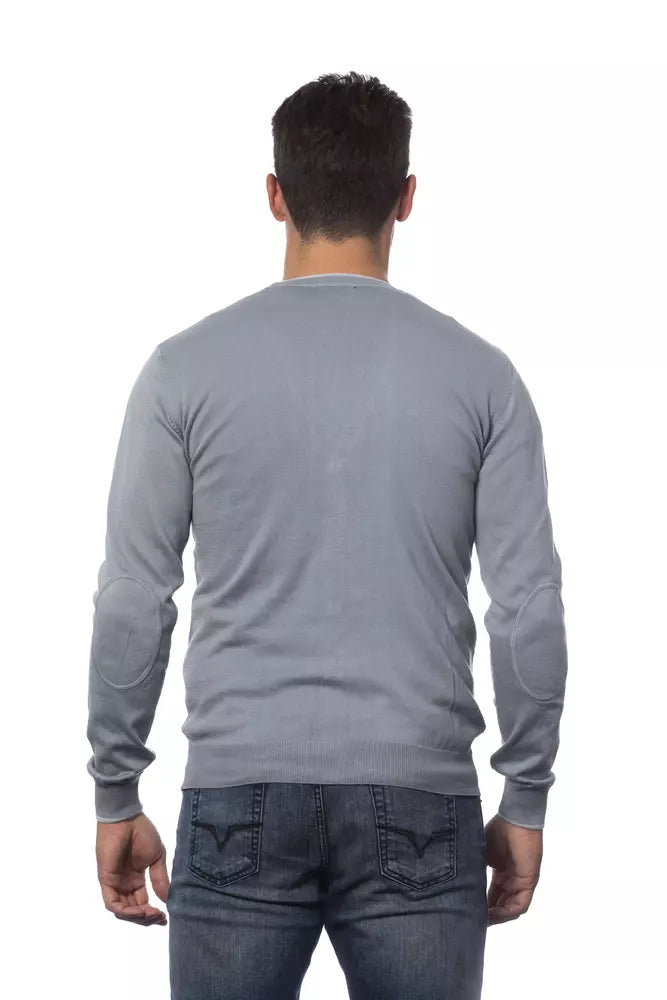Ανδρική ζακέτα Verri Grey Cotton