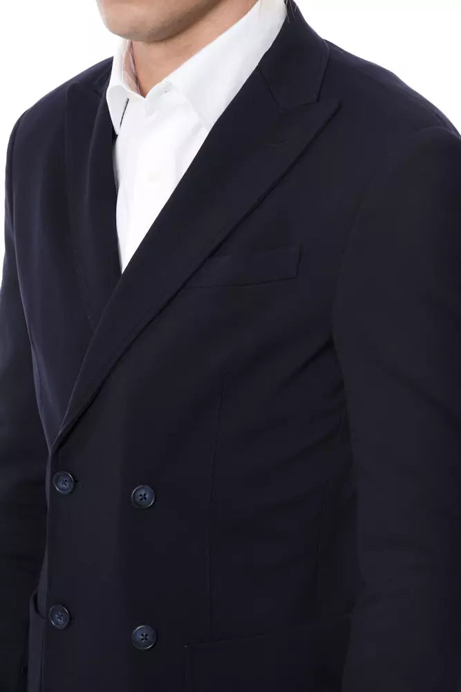 Ανδρικό σακάκι Verri Blue Viscose