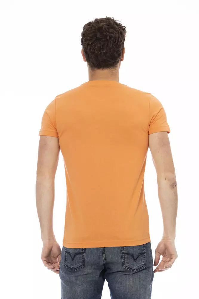 Ανδρικό μπλουζάκι Trussardi Action Orange Cotton