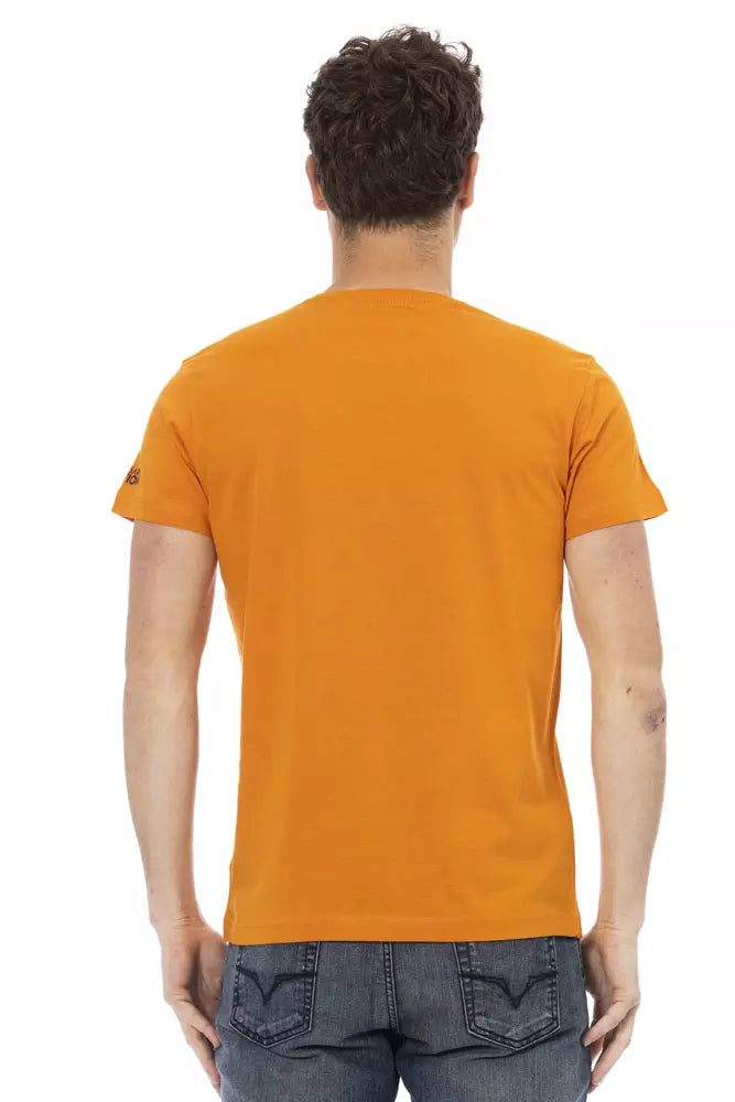 Ανδρικό μπλουζάκι Trussardi Action Orange Cotton