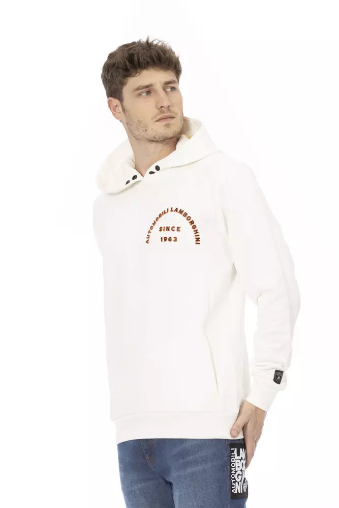 Ανδρικό πουλόβερ Automobili Lamborghini White Cotton