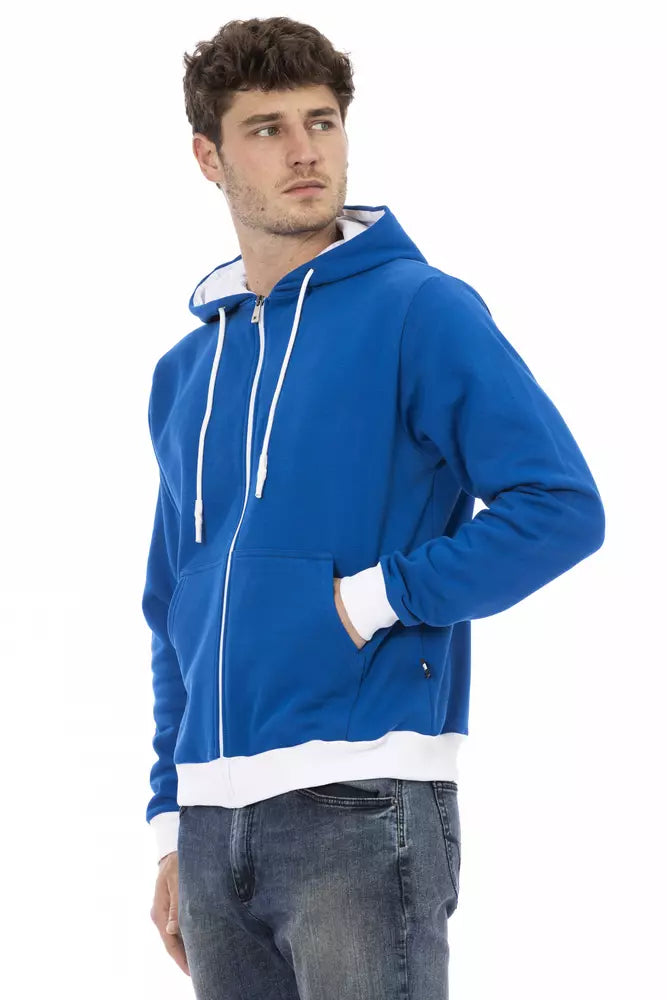 Ανδρικό πουλόβερ Baldinini Trend Blue Wool