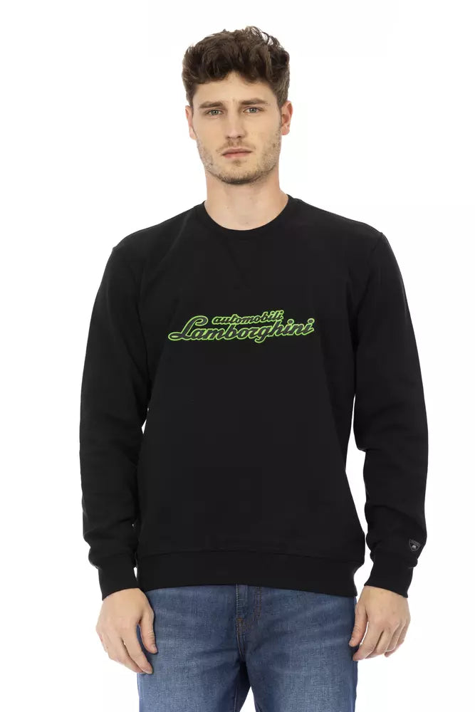Ανδρικό πουλόβερ Automobili Lamborghini Black Cotton