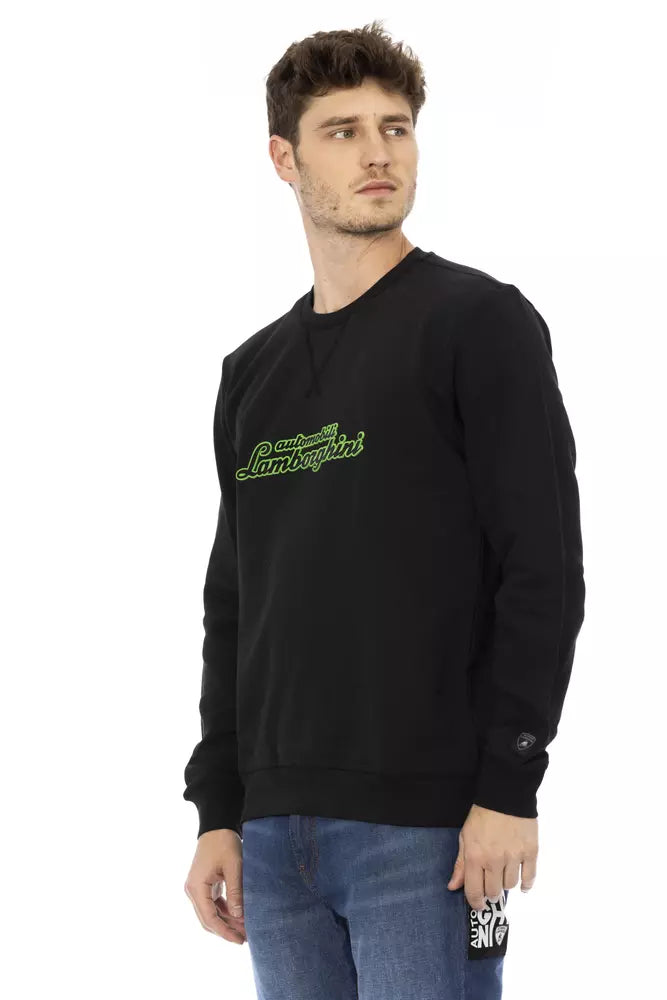 Ανδρικό πουλόβερ Automobili Lamborghini Black Cotton