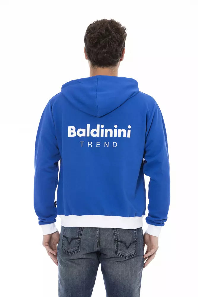 Ανδρικό πουλόβερ Baldinini Trend Blue Wool