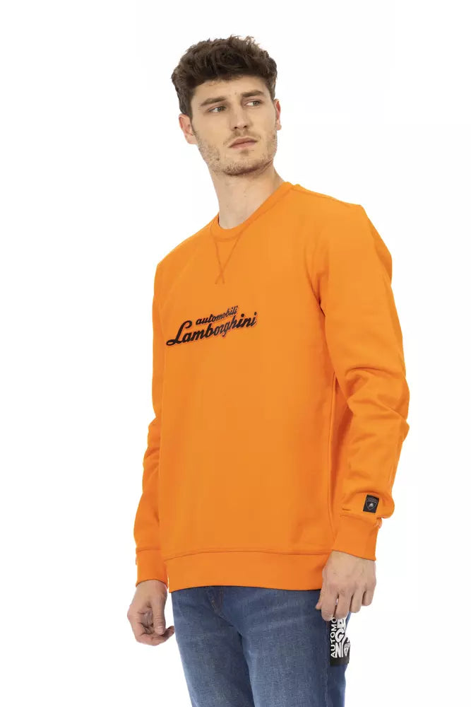 Ανδρικό πουλόβερ Automobili Lamborghini Orange Cotton