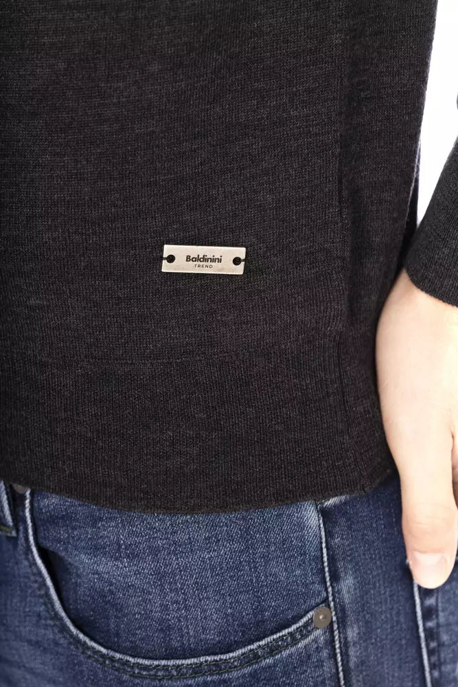 Ανδρικό πουλόβερ Baldinini Trend Grey Fabric
