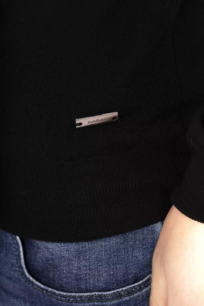 Ανδρικό πουλόβερ Baldinini Trend Black Fabric
