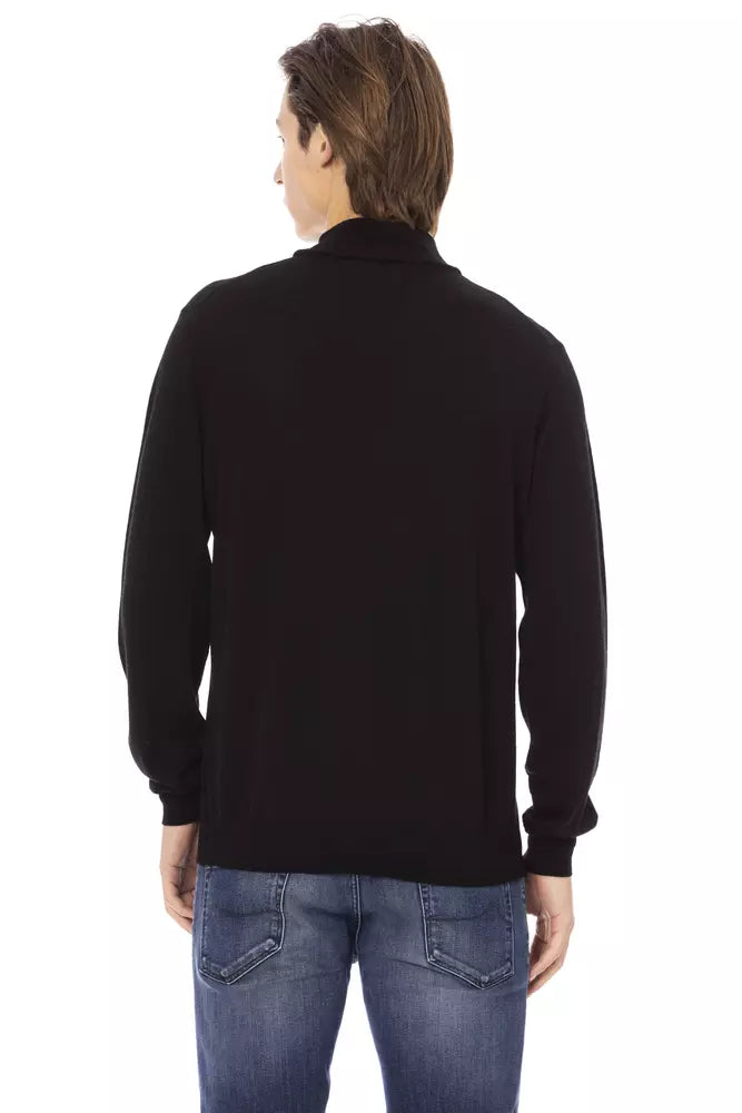 Ανδρικό πουλόβερ Baldinini Trend Black Fabric