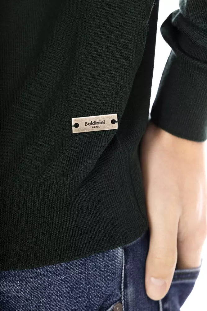 Ανδρικό πουλόβερ Baldinini Trend Green Fabric
