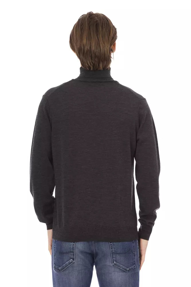 Ανδρικό πουλόβερ Baldinini Trend Brown Fabric