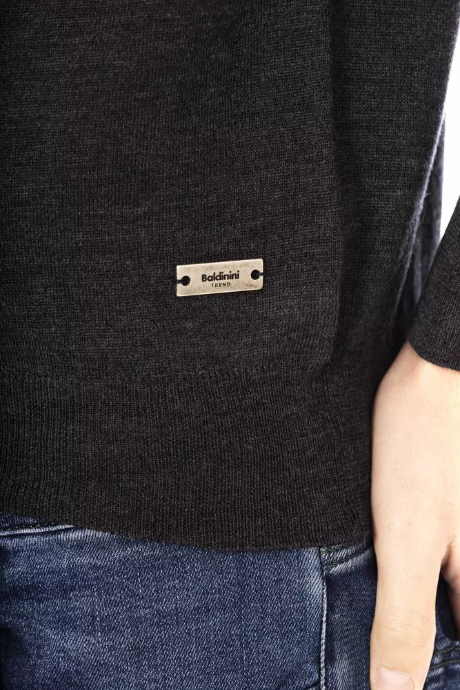 Ανδρικό πουλόβερ Baldinini Trend Grey Fabric