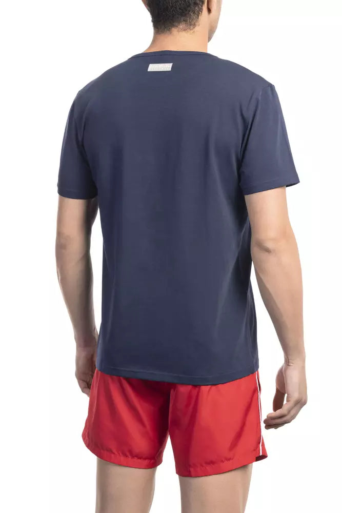 Ανδρικό μπλουζάκι Bikkembergs Army Cotton