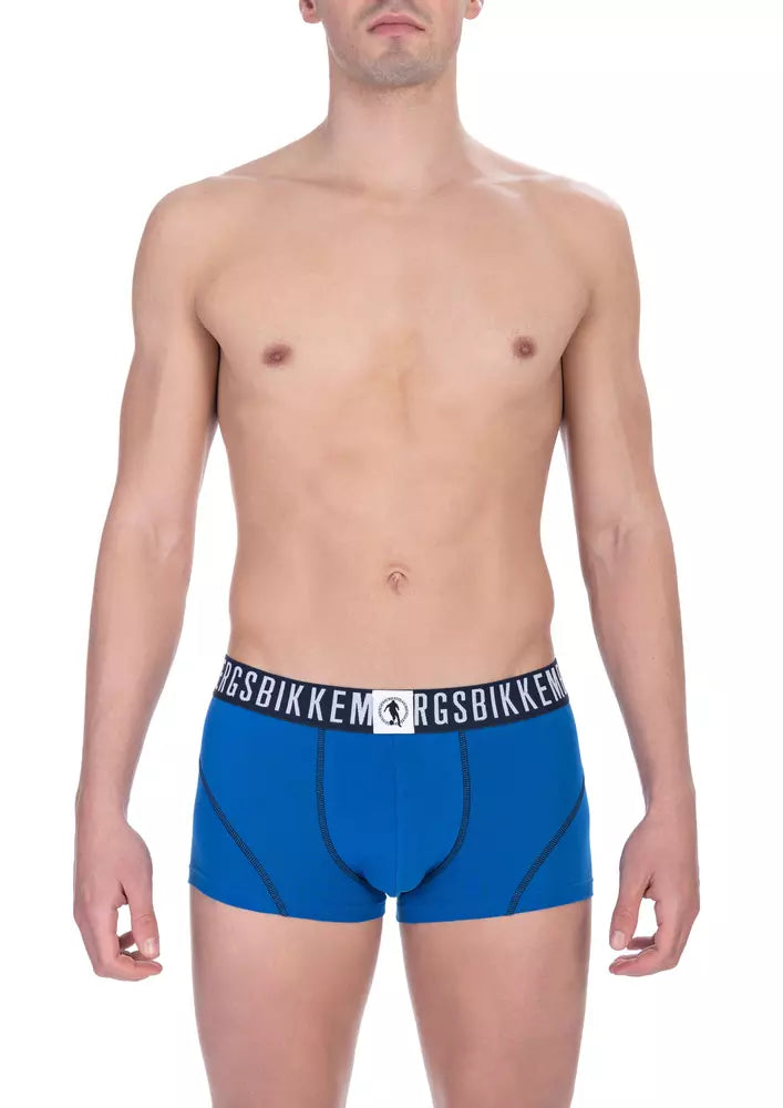 Μπλουζάκι ανδρικών εσωρούχων Bikkembergs Blue Cotton