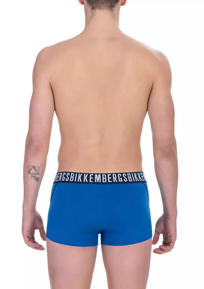 Μπλουζάκι ανδρικών εσωρούχων Bikkembergs Blue Cotton
