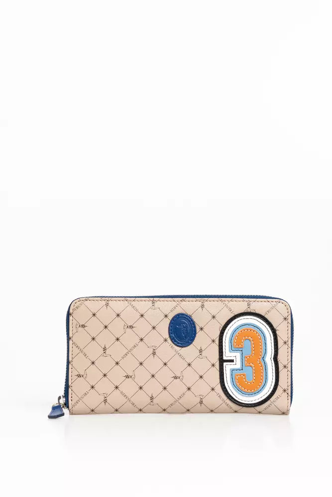 Δερμάτινο ανδρικό πορτοφόλι Trussardi Beige