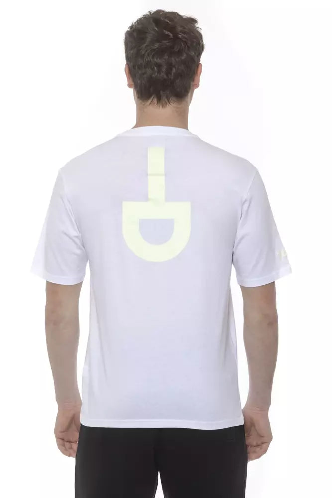 Tond White Cotton Men's Oversized T-Shirt