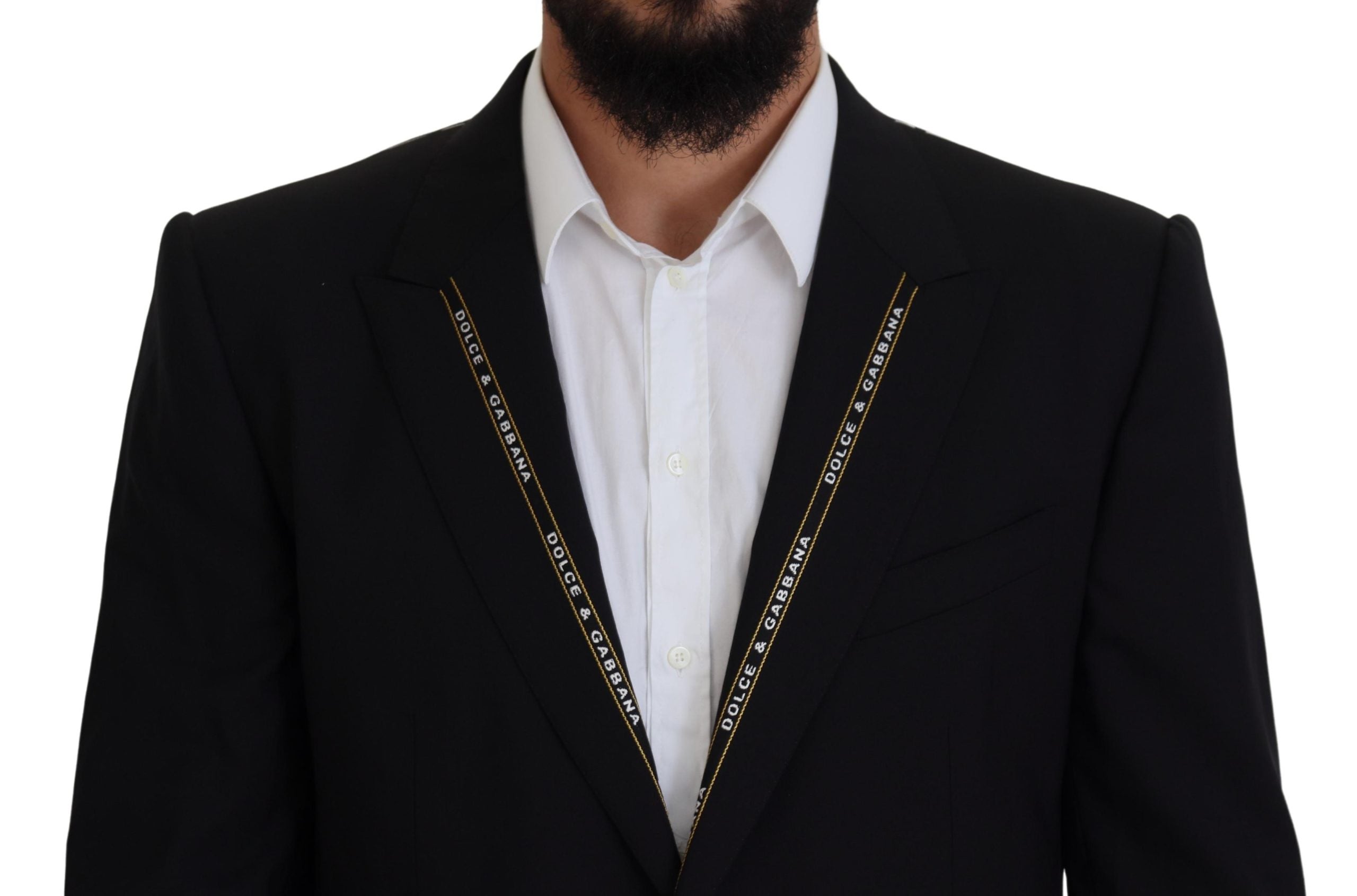 Μαύρο σακάκι με μονό στήθος Dolce & Gabbana Σικελίας