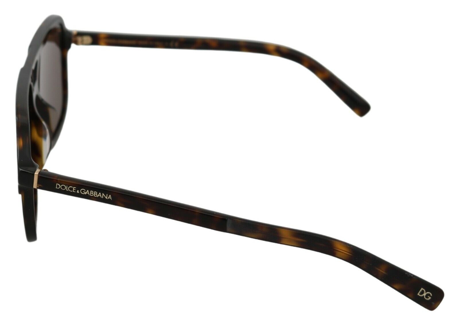 Κομψά ανδρικά γυαλιά ηλίου Dolce & Gabbana με καφέ σχέδιο