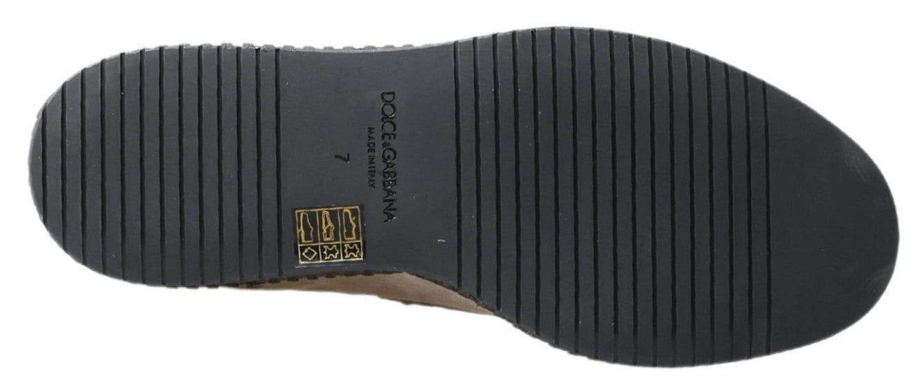 Dolce & Gabbana Κομψές δερμάτινες εσπαντρίγιες από ελεφαντόδοντο