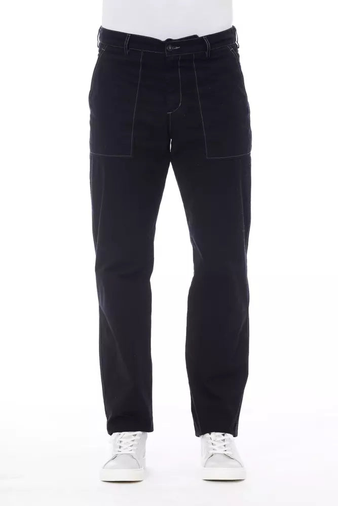 Ανδρικό παντελόνι Alpha Studio Blue Cotton