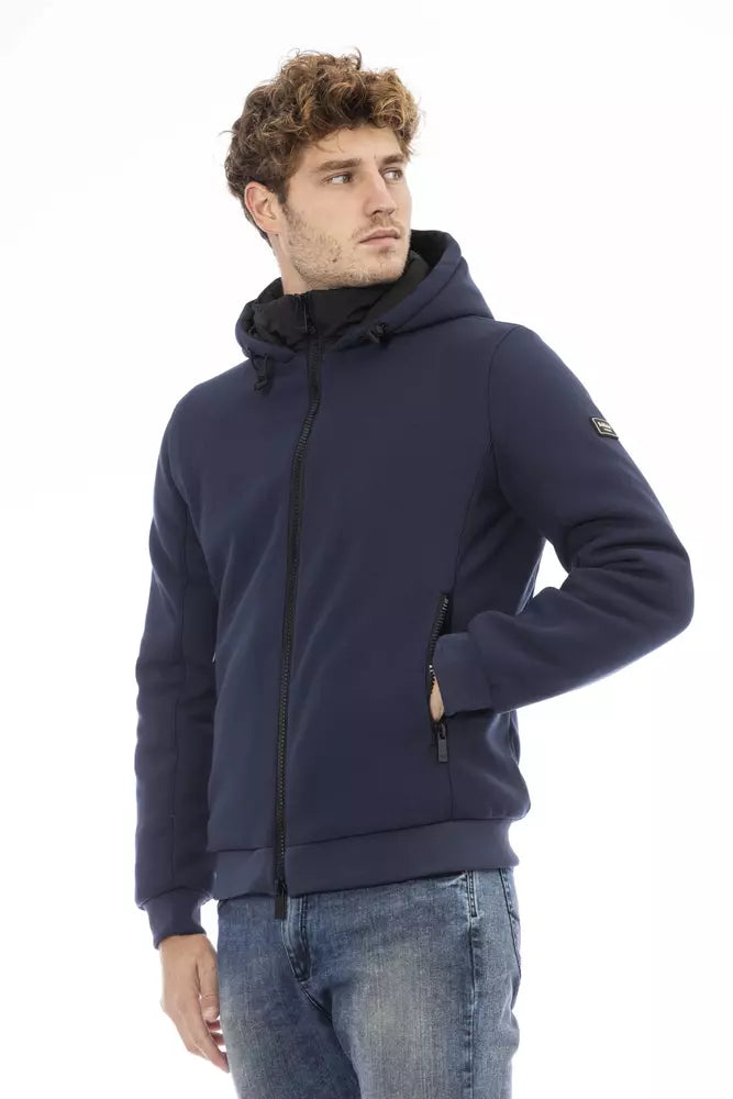 Ανδρικό μπουφάν Baldinini Trend Blue Polyester