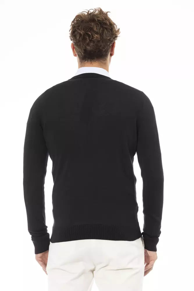 Ανδρικό πουλόβερ Baldinini Trend Black Modal