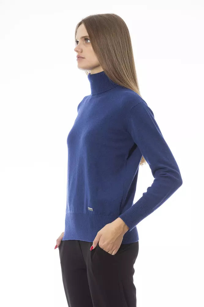 Γυναικείο πουλόβερ Baldinini Trend Blue Wool