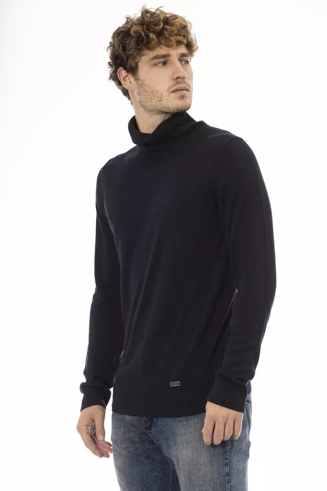 Ανδρικό πουλόβερ Baldinini Trend Blue Modal