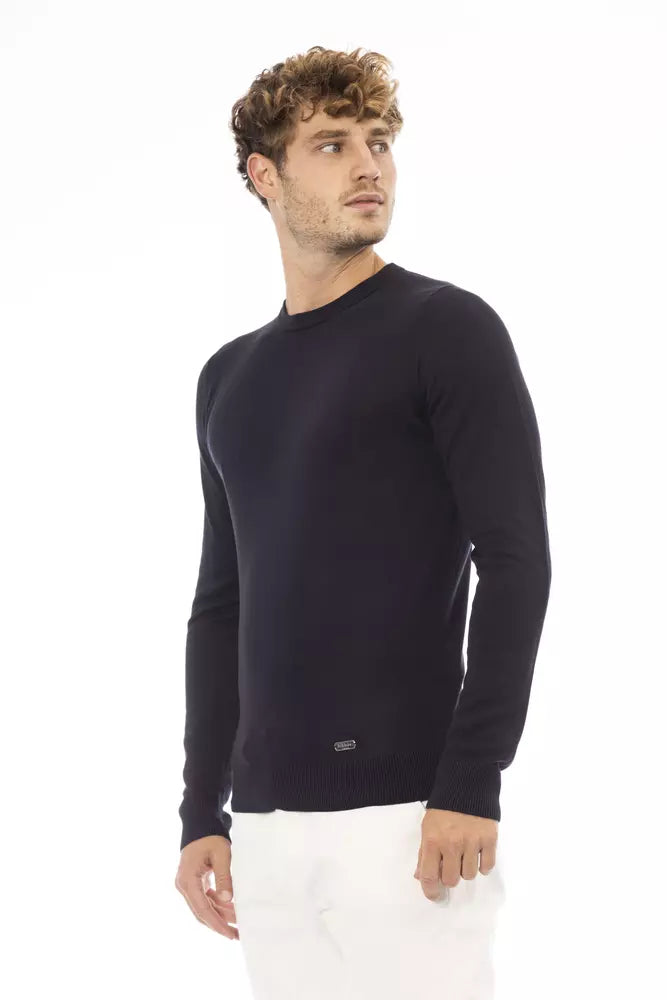 Ανδρικό πουλόβερ Baldinini Trend Blue Modal